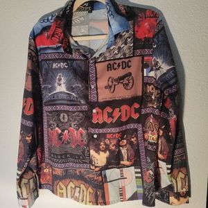 AC/DC button down shirt
